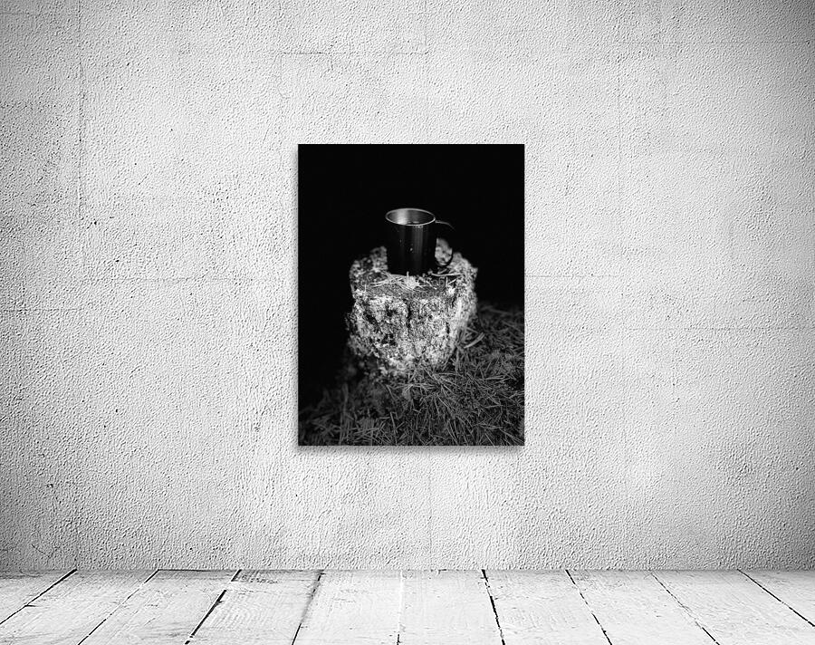 Scenes from the Trail- Mug in Black and White Wall Preview