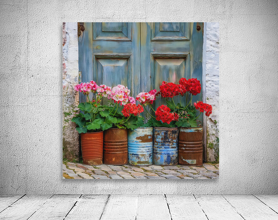 GERRIES IN RUSTY CANS Wall Preview