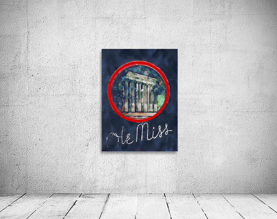 1930s Ole Miss Art Wall Preview