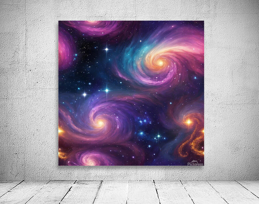 Galactic Beauty: A Cosmic Journey Wall Preview