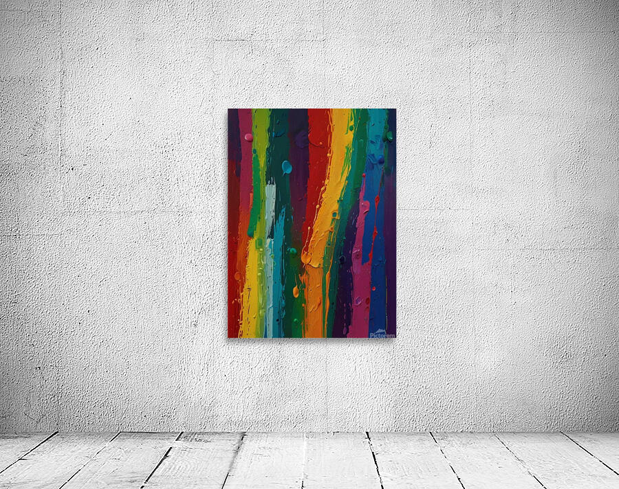 Abstract Art Palette: A Symphony of Vibrant Hues Wall Preview