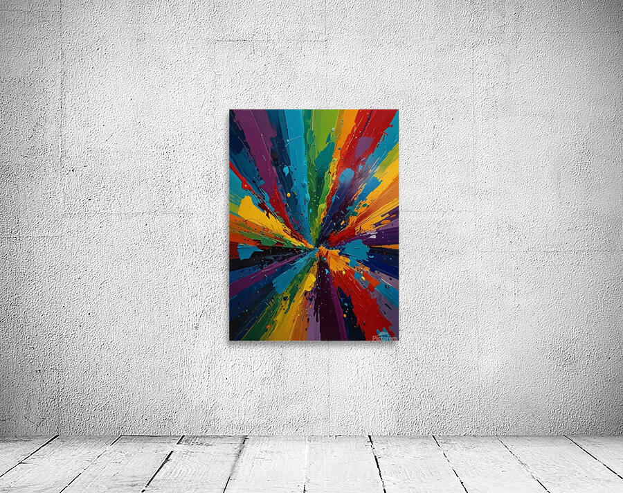 Dreamscape Fusion: The Art of Colorful Abstraction Wall Preview