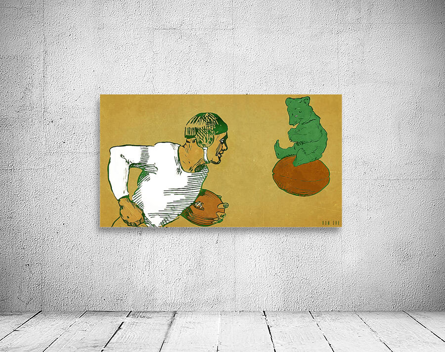 Early 1900s Baylor Bears Football Art Wall Preview