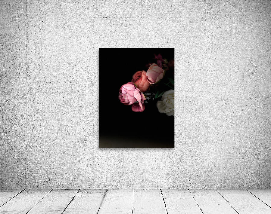 Portrait of Plants- Delicate Fabric Roses Wall Preview