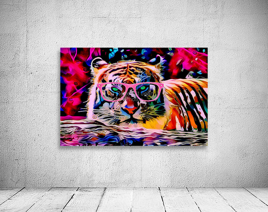 Tiger à Lunette master Aperçu sur mur