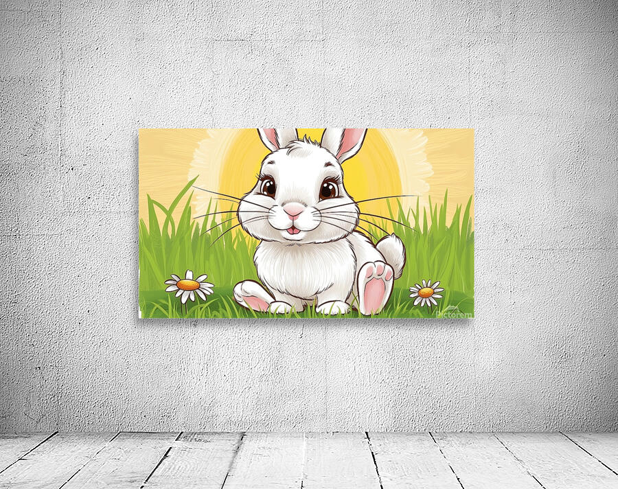Enchanted Meadow Rabbit Wall Preview