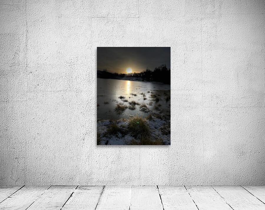 Winters Sun Light Kiss for the Scottish Highlands Wall Preview