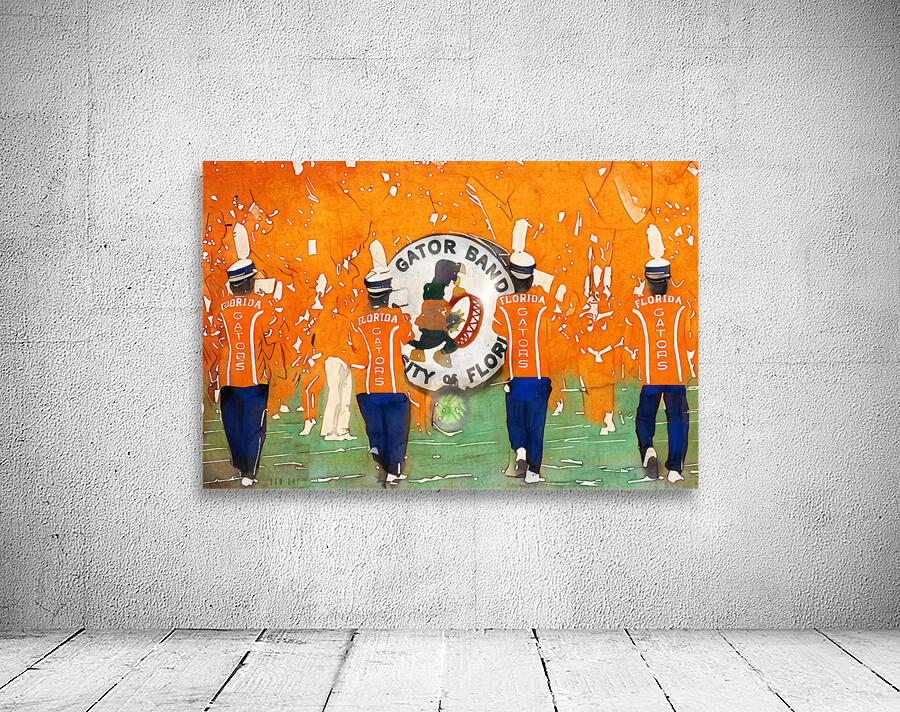 Florida Gator Pride of the Sunshine Marching Band Art Wall Preview