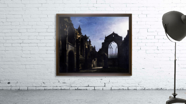 The Ruins of Holyrood Chapel by Louis Daguerre by xzendor7
