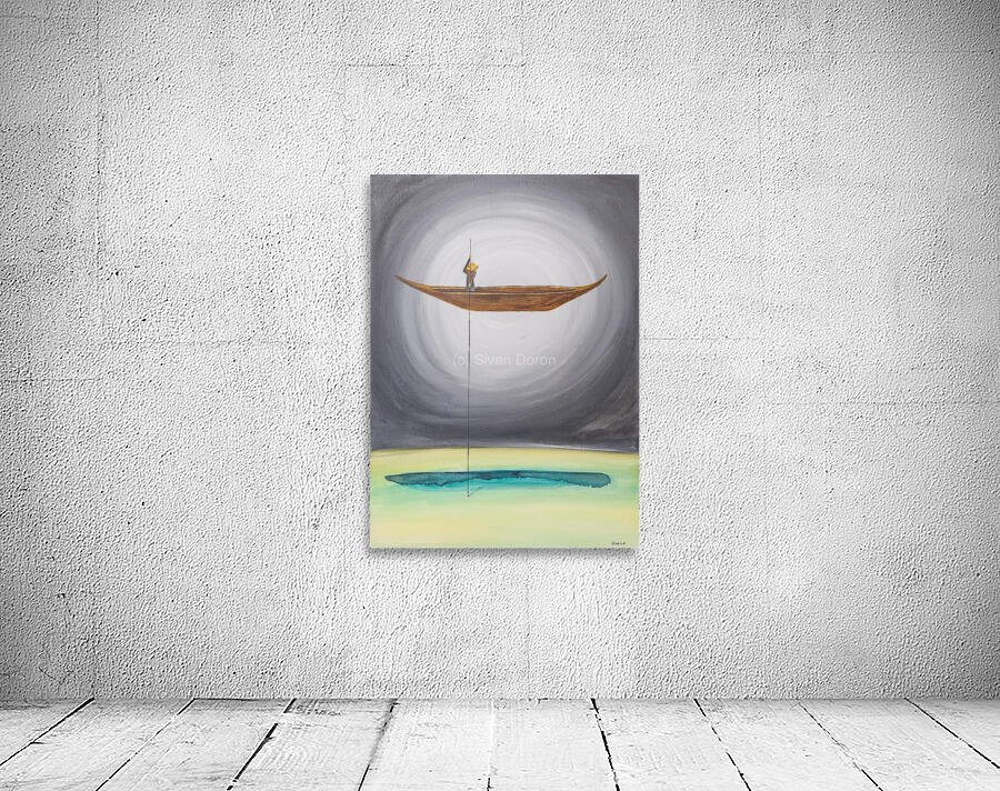 The Man and the Boat Wall Preview