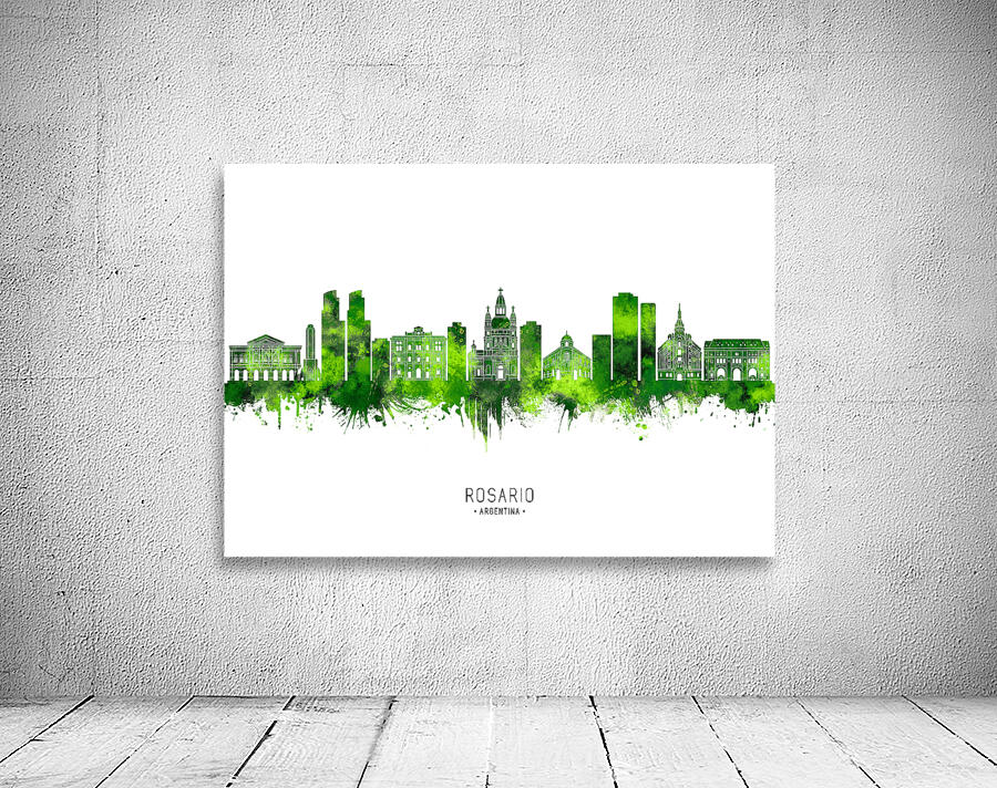 Rosario Argentina Cityscape Wall Preview
