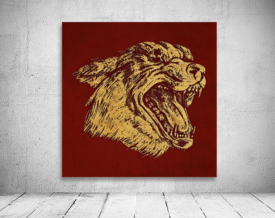 Vintage Loyola Wolf Pack Art Wall Preview