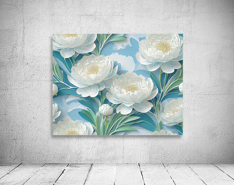 Floral Cover for sliding doors Wall Preview