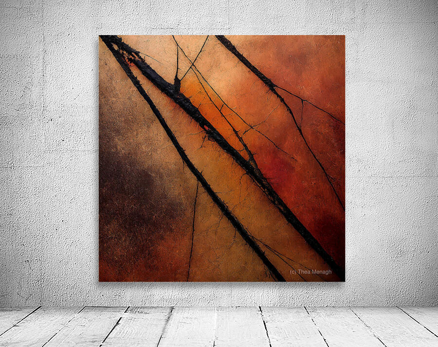 Bare Branches at Sundown Wall Preview