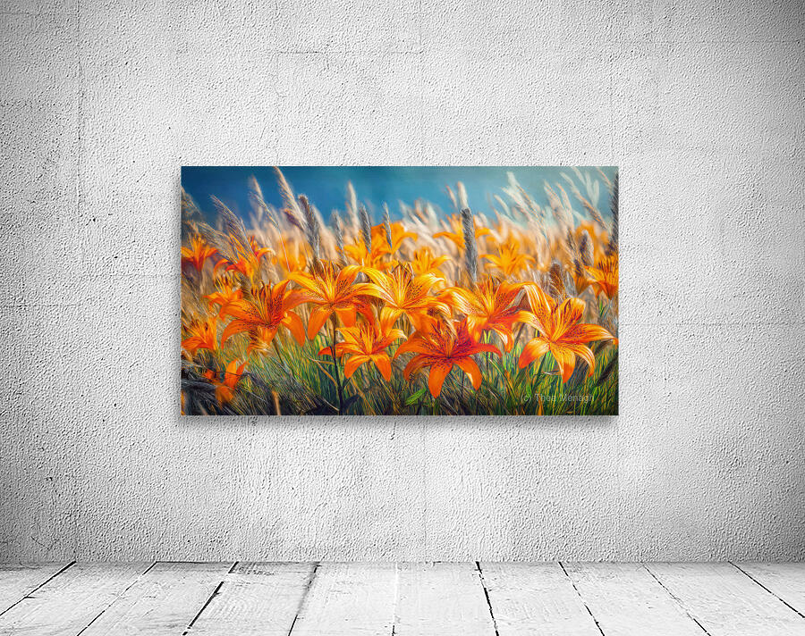 Harmless tiger lillies Wall Preview