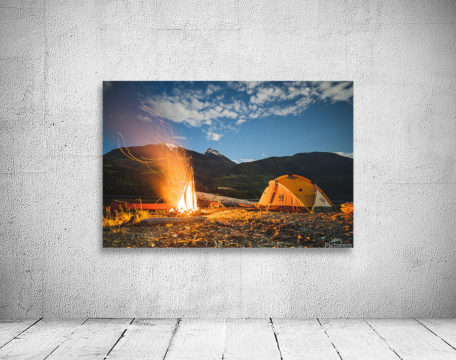 Lilooet Lake Campfire Wall Preview