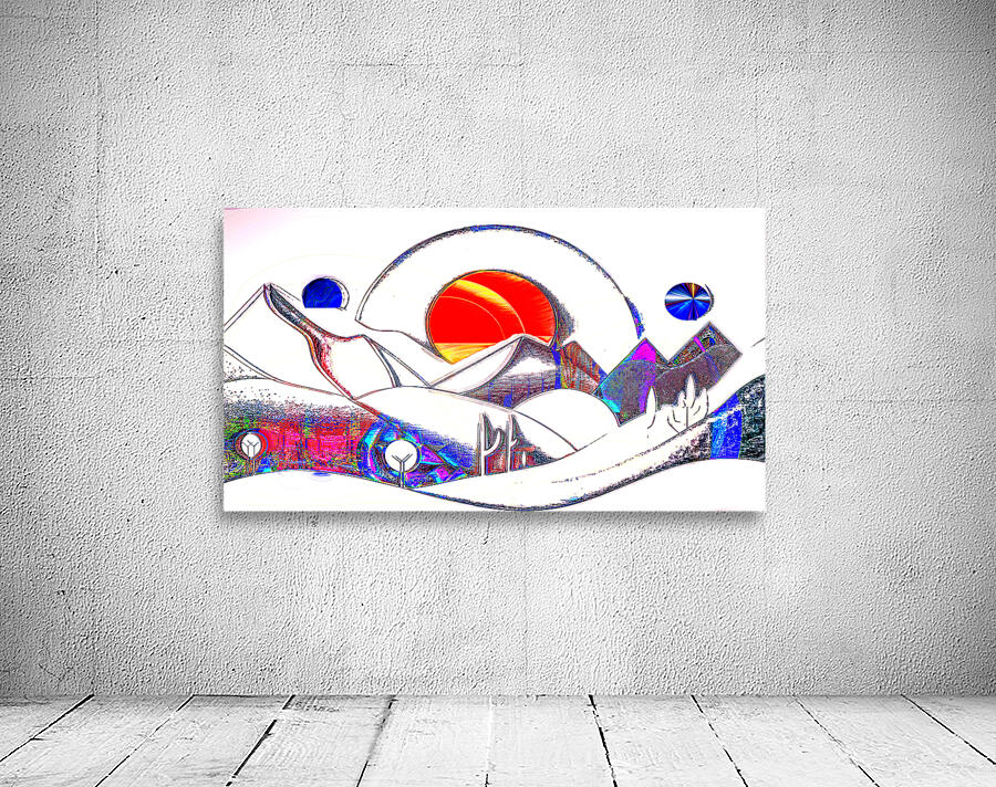 Mountain time. Wall Preview