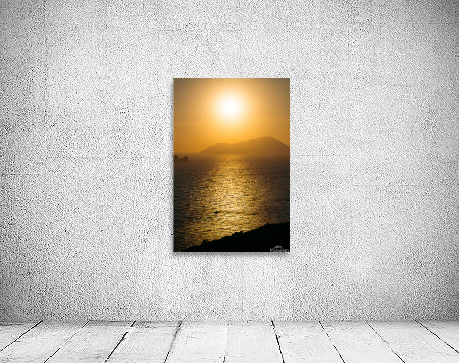 Sunset in Plaka Greece Wall Preview