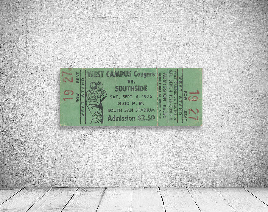 1976 West Campus Cougars vs. Southside Cardinals Wall Preview