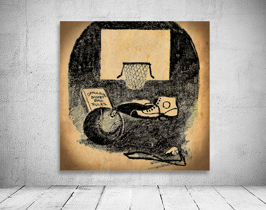 1922 basketball art remix  Wall Preview