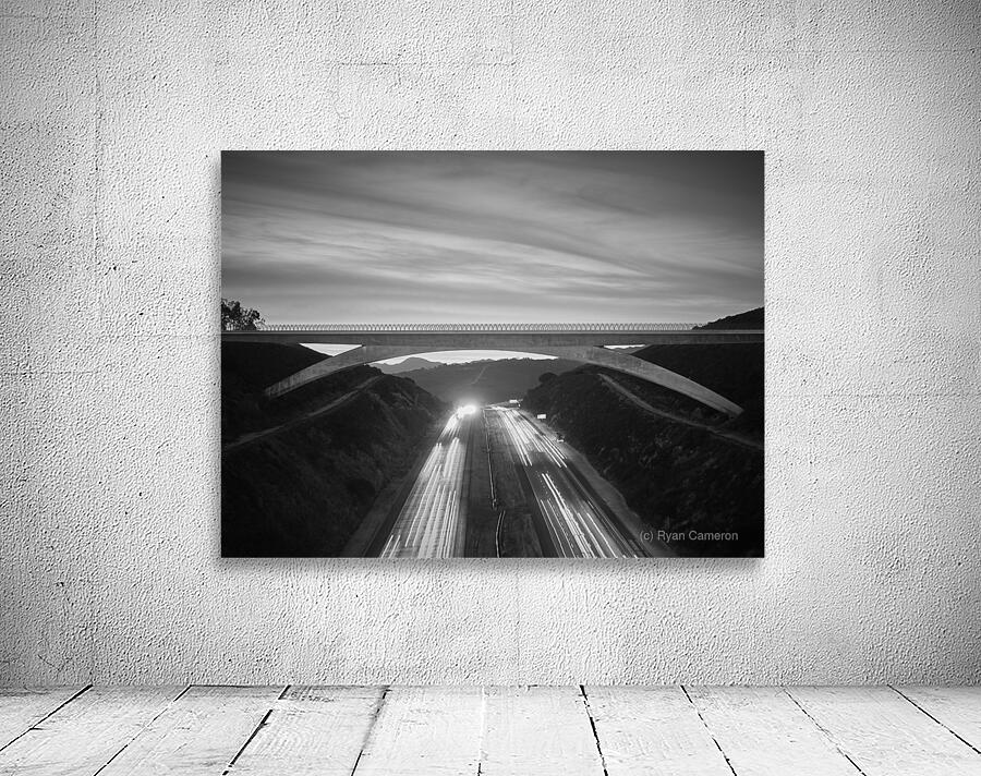 Lilac Bridge Sunrise Black & White Close Up Wall Preview