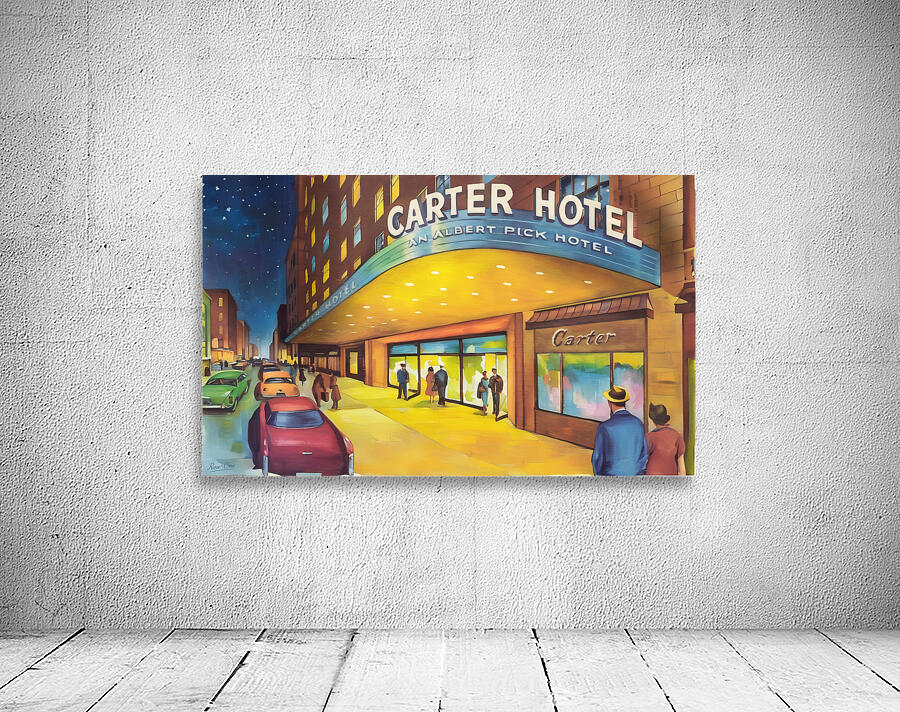 Clevelands Carter Hotel in the 1950s Wall Preview