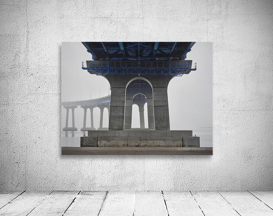 Coronado Bay Bridge Pylons Color Wall Preview