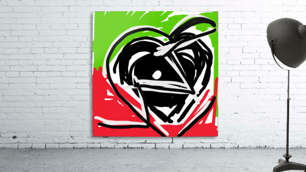 Black heart  Wall Preview