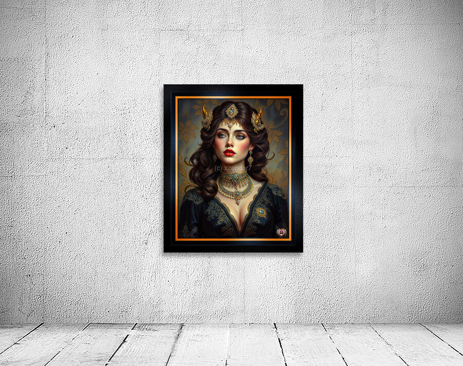 The Grace And Elegance Of The Classic Beauty Lysandra Valliere Captivating AI Concept Art by Xzendor7 Wall Preview