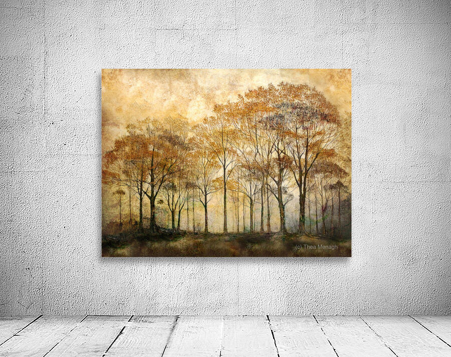 Trees in Morning Wall Preview