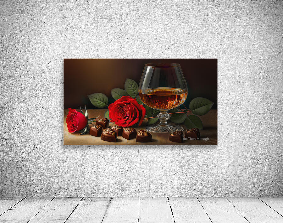 Brandy Chocolates and Roses Wall Preview