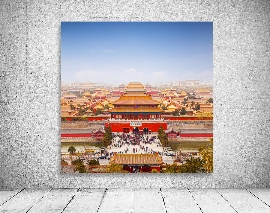 Beijing Forbidden City Skyline Square Wall Preview