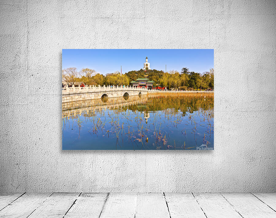 Beihai Park and the White Pagoda Beijing Wall Preview