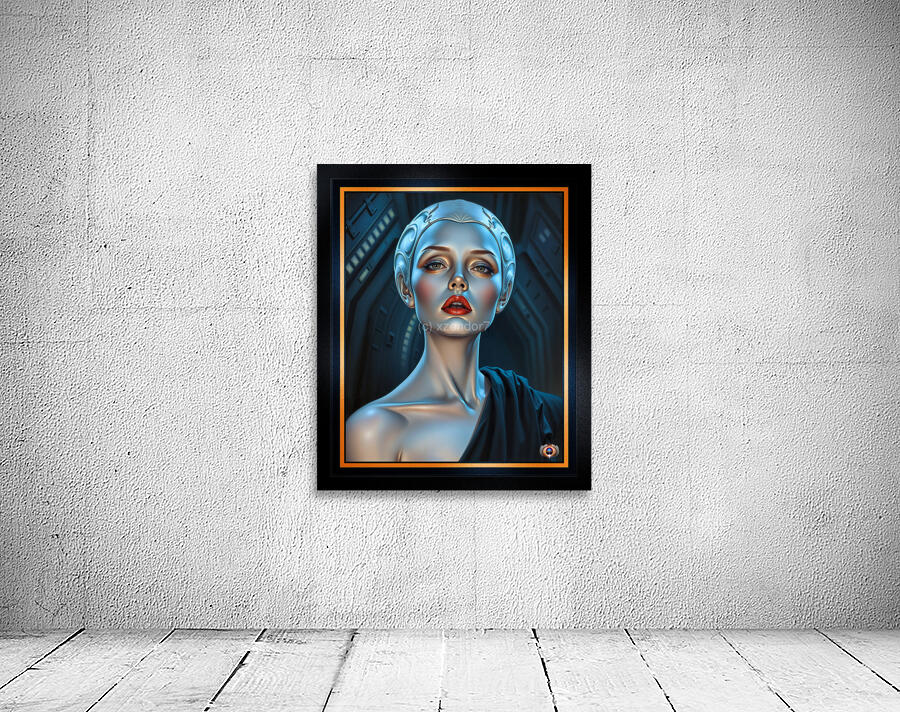 The Futuristic Beauty Aurelia Lysandra A Sculpted Vision of Timeless Elegance Captivating AI Concept Art by Xzendor7 Wall Preview