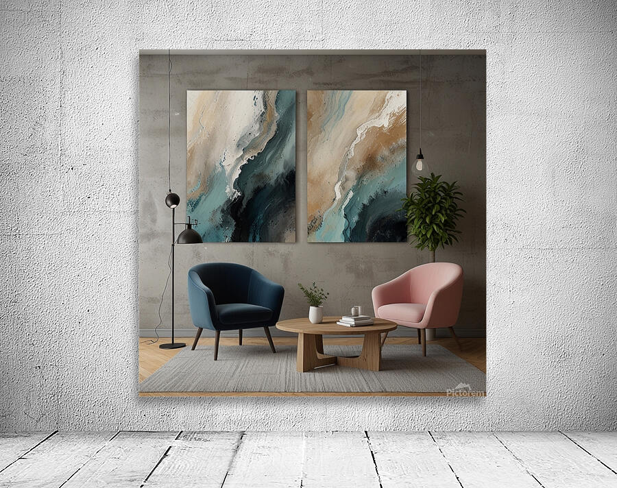 Calm Structures by SmidaCreativeWalls Wall Art