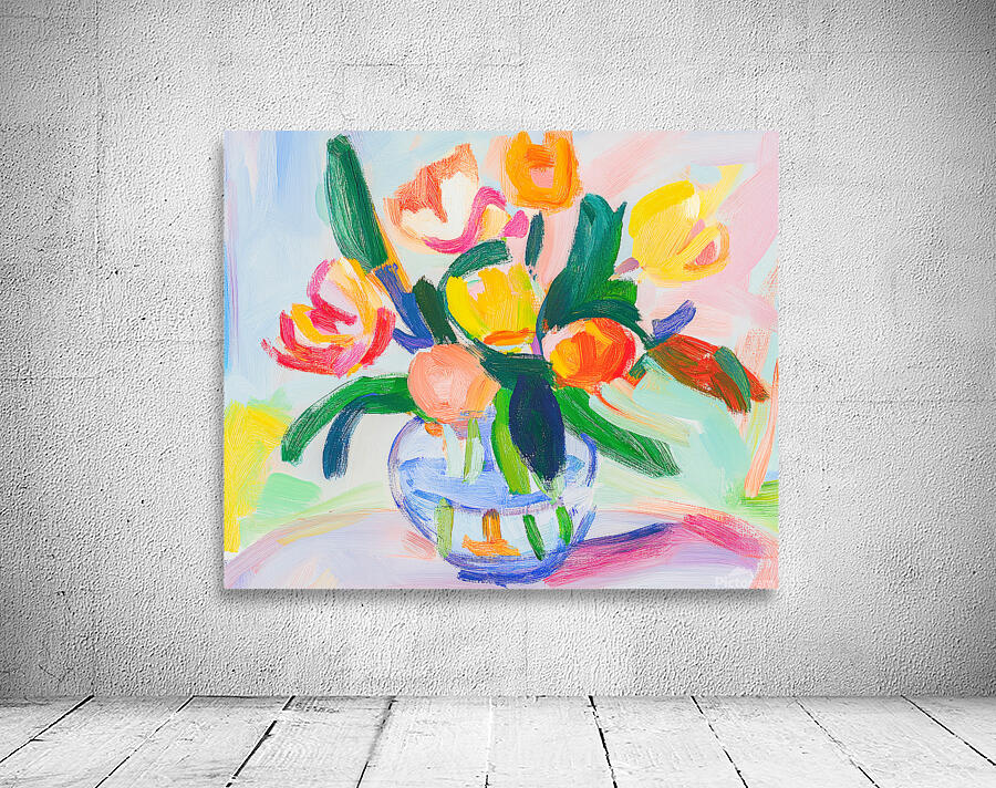 Bright Tulips Wall Preview