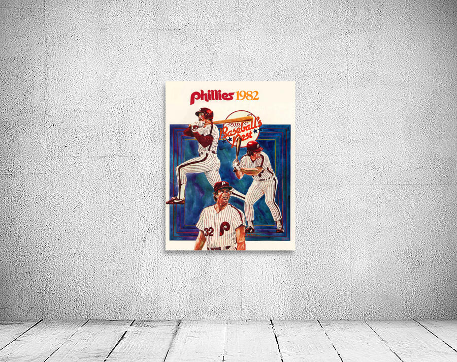 1982 Philadelphia Phillies Art Wall Preview