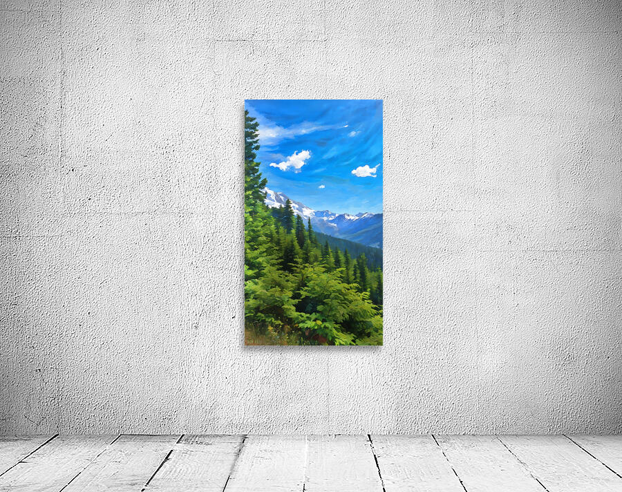Sunny Summer Day in the Cascade Mountains Wall Preview