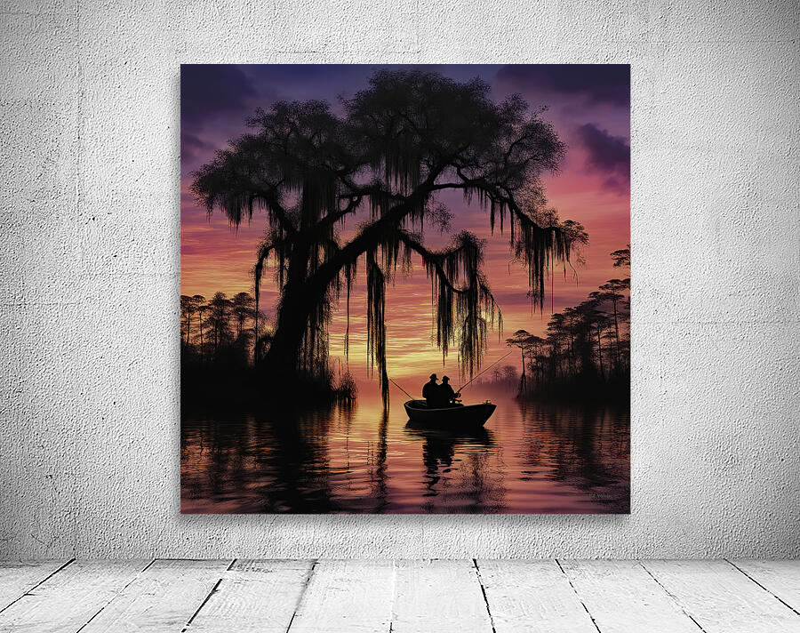 FISHING ON THE BAYOU Wall Preview