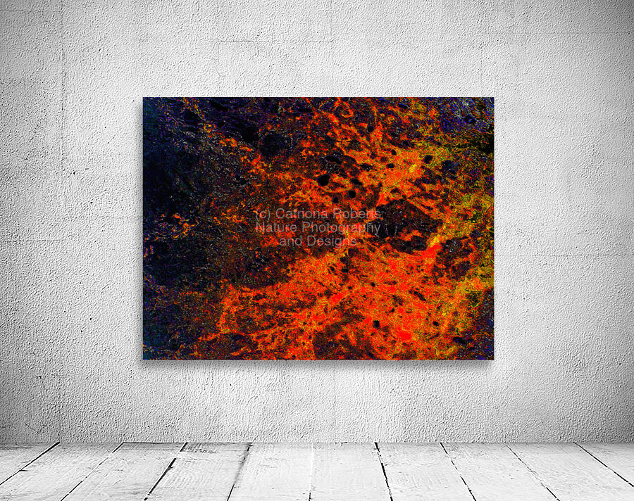    Abstract Fiery Water Reflections                                                                                                                   Wall Preview