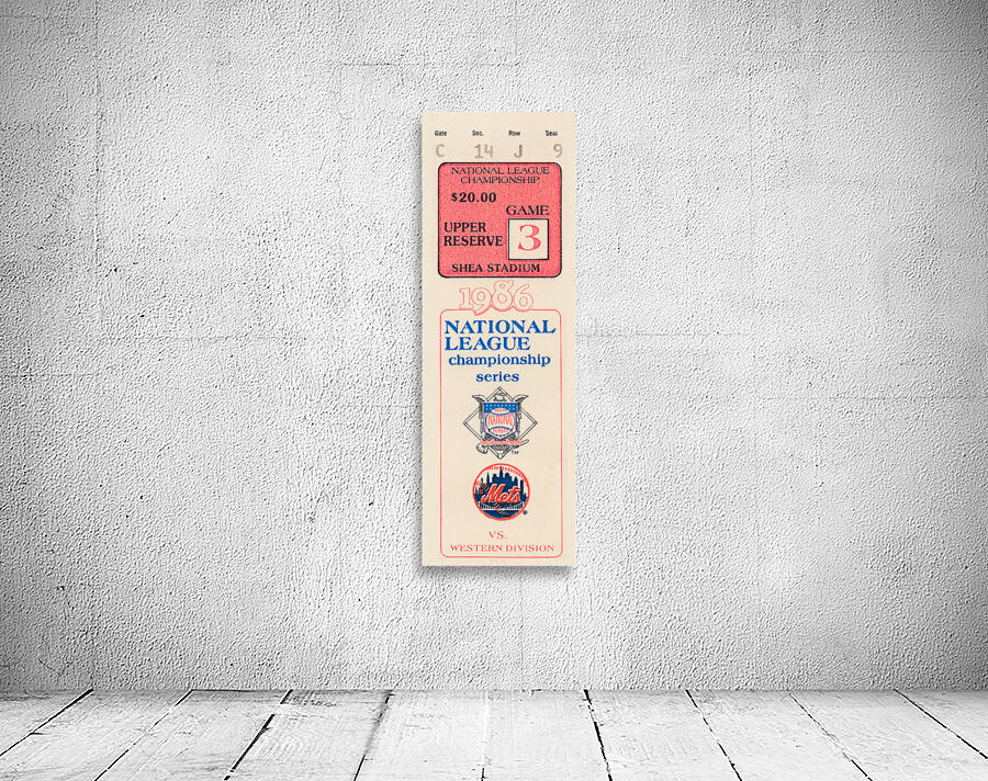 1986 New York Mets NLCS Game 3 Wall Preview