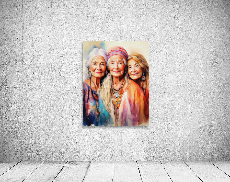 Besties Forever Wrinkles and All Wall Preview