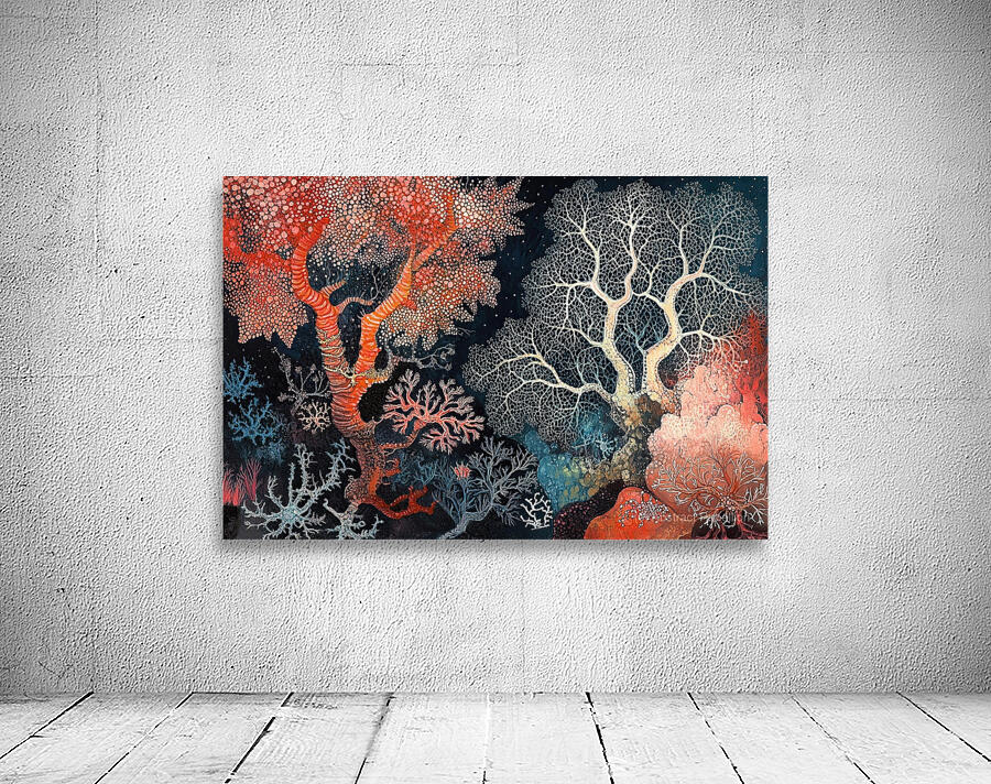 Coral Forest At Night 2H9PNZ 62 Wall Preview