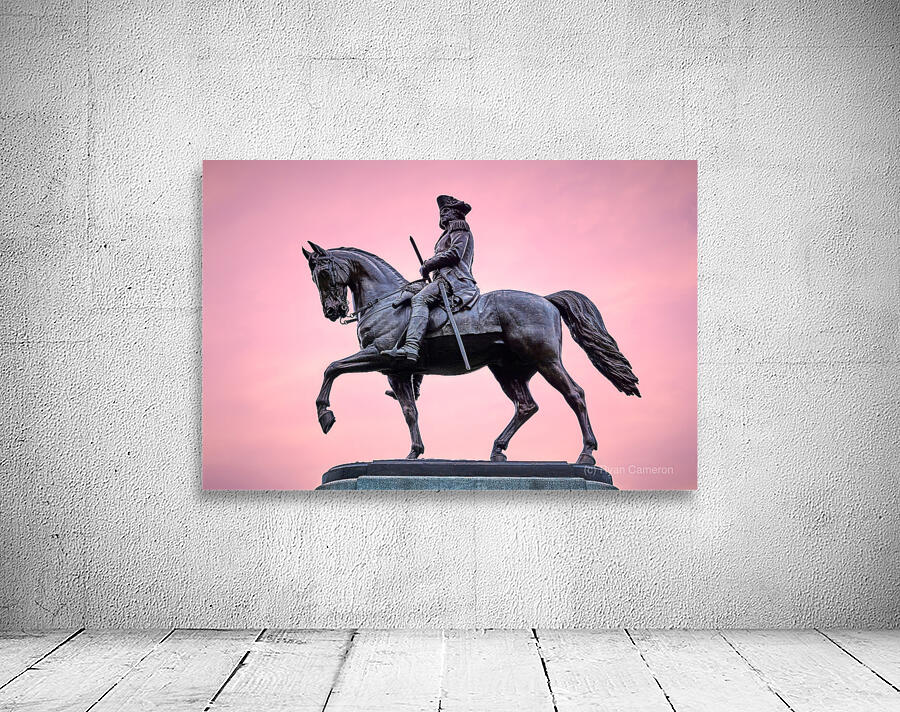 Equestrian Statue of George Washington in Boston Wall Preview