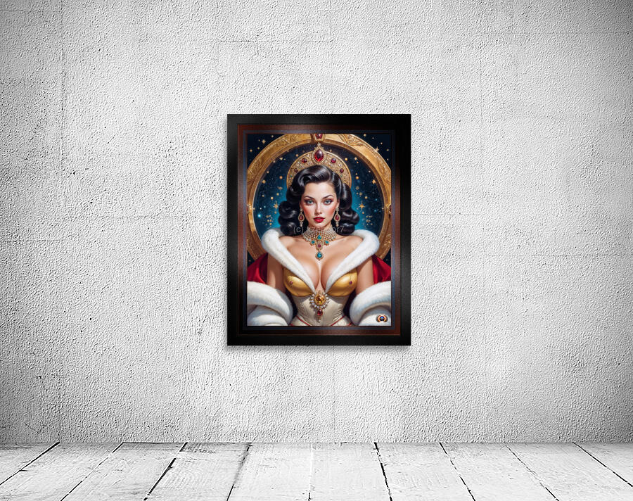 The Breathtaking Portrait Of The Ethereal Beauty Adelina Vespera Mesmerizing AI Concept Art by Xzendor7 Wall Preview