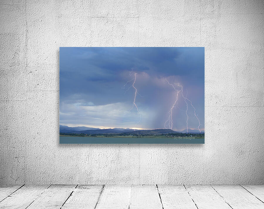 Colorado Rocky Mountains Foothills Lightning Strikes 2 Wall Preview