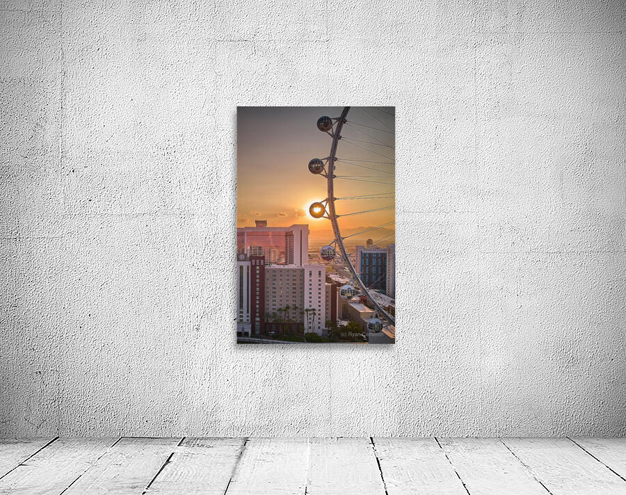 High Roller Las Vegas Sunset Pod Wall Preview