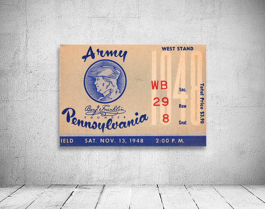 1948 Army Cadets at Penn Quakers Wall Preview