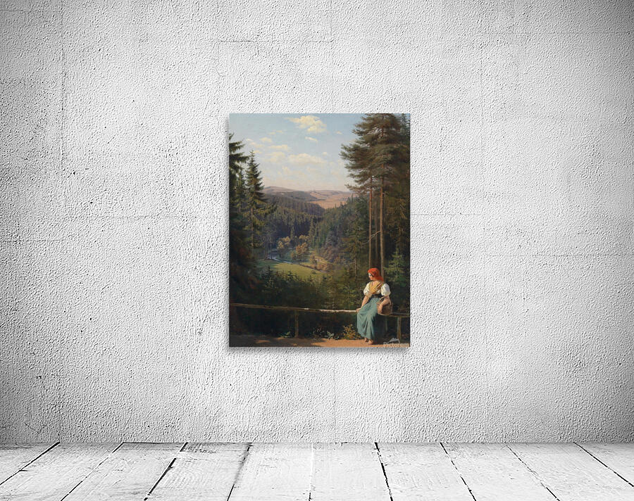 Rast [1858] by Anton Ebert [1845–1896] by MyCozyFineArt Wall Art