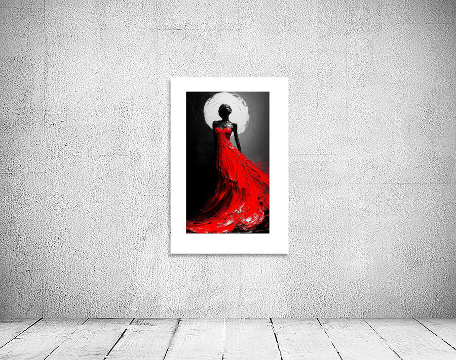 Inferno Grace – Red in Motion Wall Preview